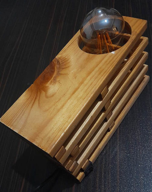 thermowood-table-light چراغ رومیزی طرح ترموود